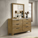 Garcia Light Aspen Brown Mirror - Ornate Home