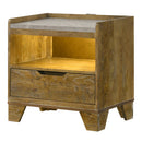 Garcia Light Aspen Brown Nightstand - Ornate Home