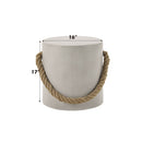 Gene Natural Gray Accent Table - Ornate Home