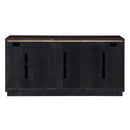 Geranio Metallic Silver Console Cabinet - Ornate Home