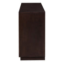 Geranio Metallic Silver Console Cabinet - Ornate Home