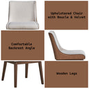 Ginny Brown Side Chair  (Set of 2) - Ornate Home
