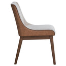 Ginny Brown Side Chair  (Set of 2) - Ornate Home