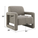 Glenda Gray Accent Chair - Ornate Home