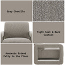 Glenda Gray Accent Chair - Ornate Home