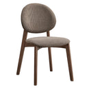 Hadasa Light Brown & Walnut Side Chair (Set of 2) - Ornate Home