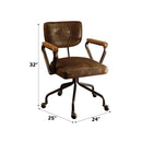 Hallie Whiskey Executive Office Chair - Ornate Home