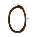 Hanale Brown Accent Mirror - Ornate Home