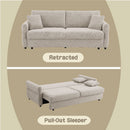 Haran Beige Sofa W/Sleeper - Ornate Home