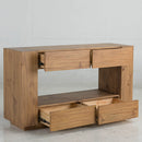 Harlan Brown Sofa Table - Ornate Home