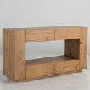 Harlan Brown Sofa Table - Ornate Home