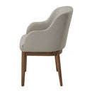 Harvey Leatherette/Walnut Arm Chair (Set of 2) - Ornate Home
