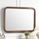 Harvey Walnut Accent Mirror - Ornate Home