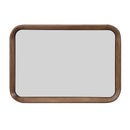 Harvey Walnut Accent Mirror - Ornate Home