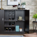 Hazen Espresso Wine Cabinet SKU: 72615 - Ornate Home