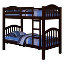 Heartland Espresso Twin/Twin Bunk Bed - Ornate Home