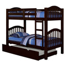 Heartland Espresso Twin/Twin Bunk Bed - Ornate Home