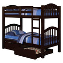 Heartland Espresso Twin/Twin Bunk Bed - Ornate Home