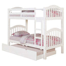 Heartland White Twin/Twin Bunk Bed - Ornate Home