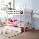 Heartland White Twin/Twin Bunk Bed - Ornate Home