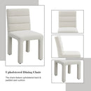 Hettie Beige Boucle Side Chair (Set of 2) - Ornate Home