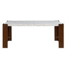 Hettie Dining Table W/Engineering Stone Top - Ornate Home