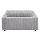 Hilde Beige Jumbo Corduroy Chaise w/2 Pillows - Ornate Home
