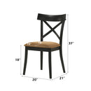 Hillary Brown Side Chair  (Set of 2) - Ornate Home