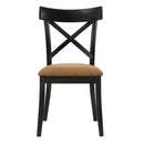 Hillary Brown Side Chair  (Set of 2) - Ornate Home