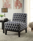 Hinte Dark Blue Accent Chair - Ornate Home