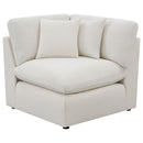 Hobson Ivory 5-piece Upholstered Modular Sectional Sofa - Ornate Home