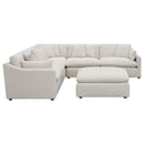 Hobson Ivory 6 Pc Sectional - Ornate Home