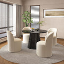 Hollis Beige Boucle Side Chair (Set of 2) - Ornate Home