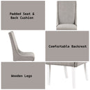 Hollyn Gray Side Chair  (Set of 2) - Ornate Home