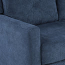 Horatio Navy Chenille Sofa - Ornate Home