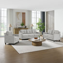 Horatio Taupe Chenille Loveseat - Ornate Home