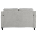 Horatio Taupe Chenille Loveseat - Ornate Home