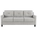 Horatio Taupe Chenille Sofa - Ornate Home