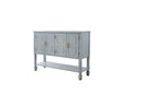 House Marchese Pearl Gray Server - Ornate Home