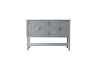 House Marchese Pearl Gray Server - Ornate Home