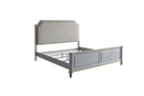House Marchese Two Tone Beige/Pearl Gray Queen Bed - Ornate Home
