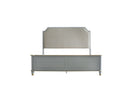House Marchese Two Tone Beige/Pearl Gray Queen Bed - Ornate Home