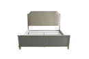 House Marchese Two Tone Beige/Pearl Gray Queen Bed - Ornate Home