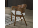 Hoyte Walnut Arm Chair (Set of 2) - Ornate Home