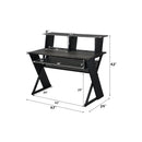 Humanity Black Music Desk - Ornate Home