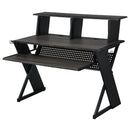 Humanity Black Music Desk - Ornate Home