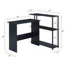 Ievi Black Writing Desk - Ornate Home