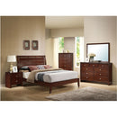 Ilana Brown Cherry Eastern King Bed - Ornate Home