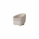 Inci Ivory Velvet Living Room Set / 4pc - Ornate Home