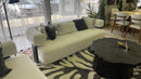 Indigo White & Black Oak Living Room Set / 3pc - Ornate Home